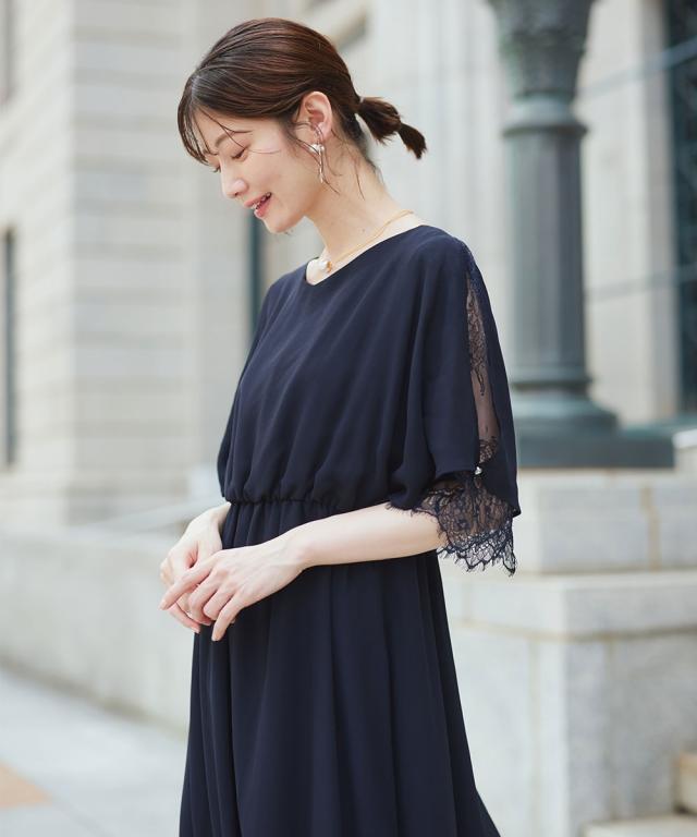 パーティドレス ワンピース レディース 結婚式 パーティー ドレス アシメオーバー スカート 春 夏 秋 冬 二次会 披露宴 お呼ばれ | 4L/5L | ニッセン nissen_4