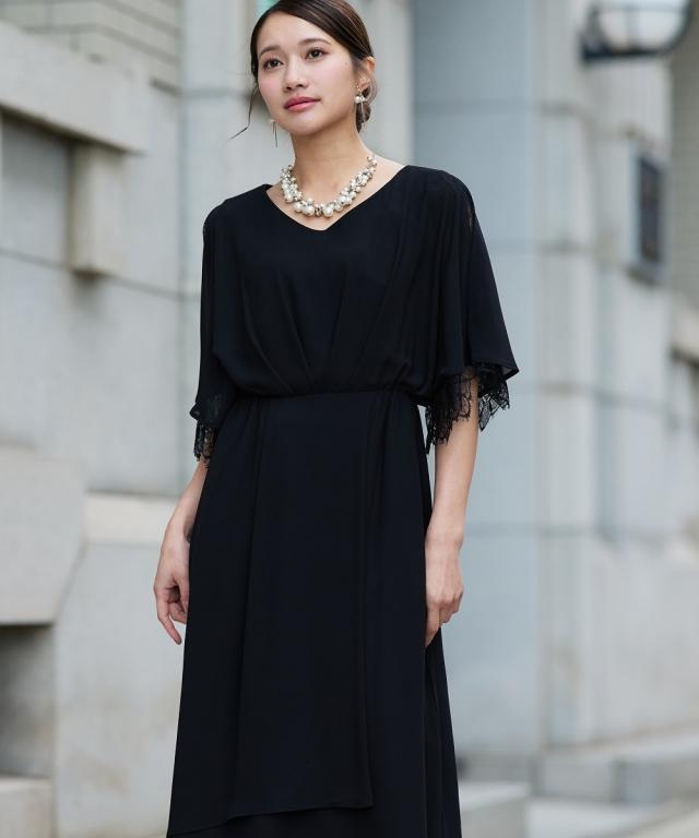 パーティドレス ワンピース レディース 結婚式 パーティー ドレス アシメオーバー スカート 春 夏 秋 冬 二次会 披露宴 お呼ばれ | 4L/5L | ニッセン nissen_14
