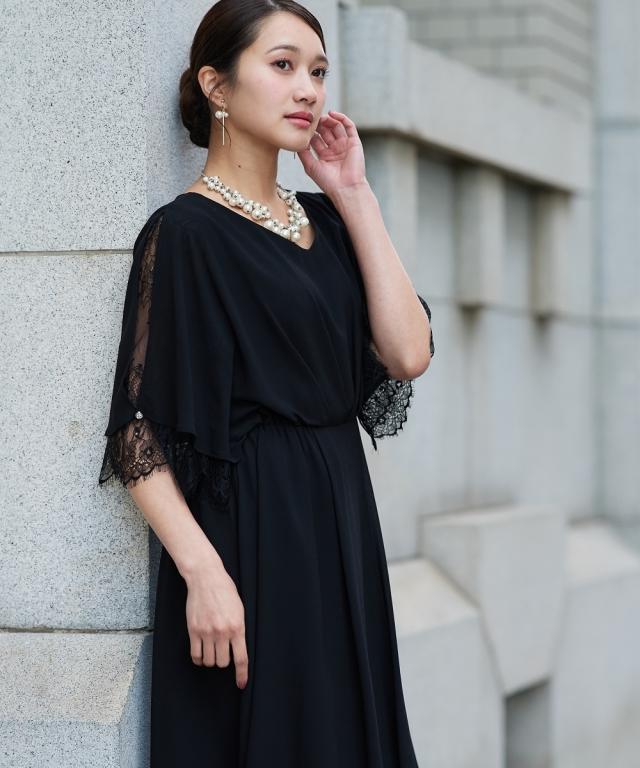 パーティドレス ワンピース レディース 結婚式 パーティー ドレス アシメオーバー スカート 春 夏 秋 冬 二次会 披露宴 お呼ばれ | 4L/5L | ニッセン nissen_15