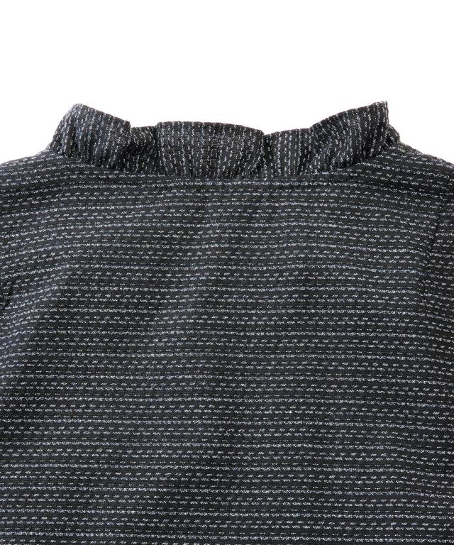 ワンピース ひざ丈 久留米織 チュニック アトランダム 秋 冬 | M〜L/LL〜3L | ニッセン nissen