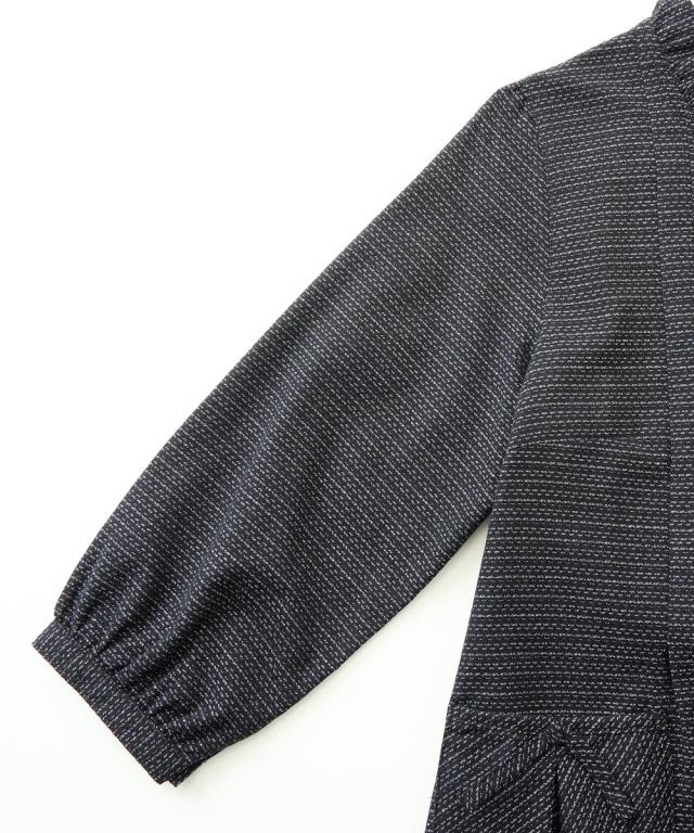 ワンピース ひざ丈 久留米織 チュニック アトランダム 秋 冬 | M〜L/LL〜3L | ニッセン nissen