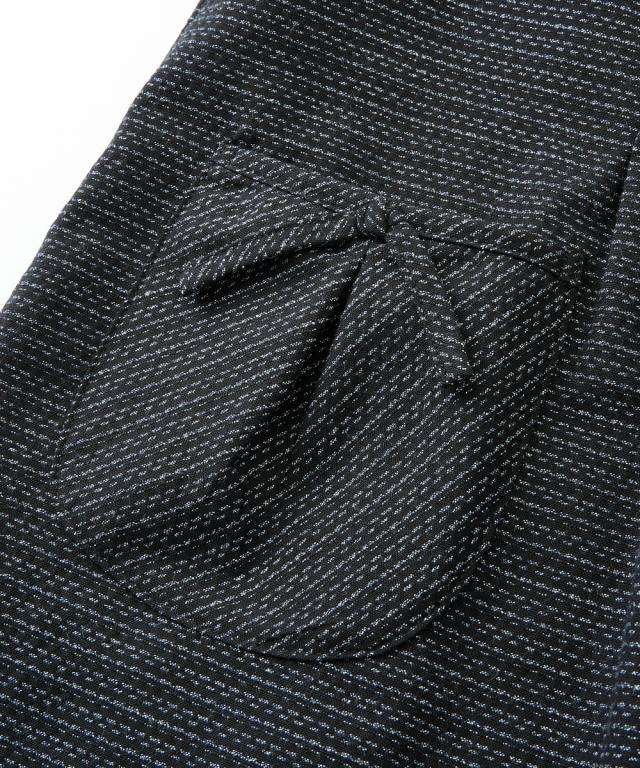 ワンピース ひざ丈 久留米織 チュニック アトランダム 秋 冬 | M〜L/LL〜3L | ニッセン nissen