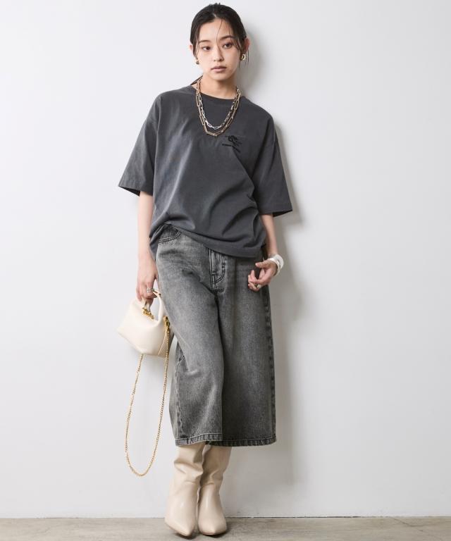 パンツ レディース 綿100％ デニム バミューダ シックスタイル 春 夏