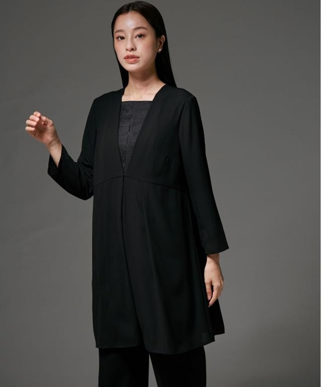 喪服 礼服 ブラックフォーマル レディース 日本製米沢織生地使用 防