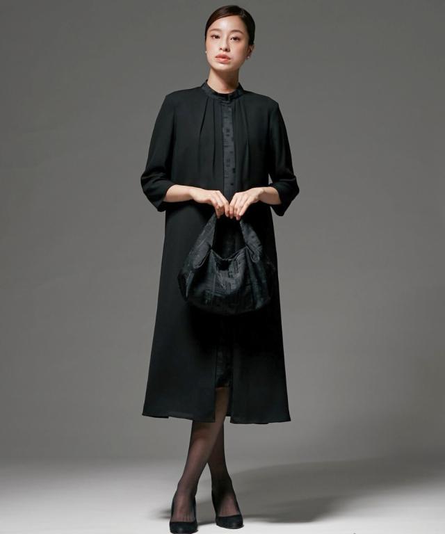 ゆず【新品】ブラックフォーマル　米沢織　セレブ　千鳥柄 安心の日本製！ ゆず様専用【新品】ブラックフォーマル 米沢織 セレブ 千鳥柄 安心の