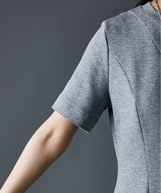 ワンピース ミニ レディース ボンディングフィット＆フレアミニ GEVS. 春 秋 ミニワンピ | M〜5L | ニッセン nissen_13