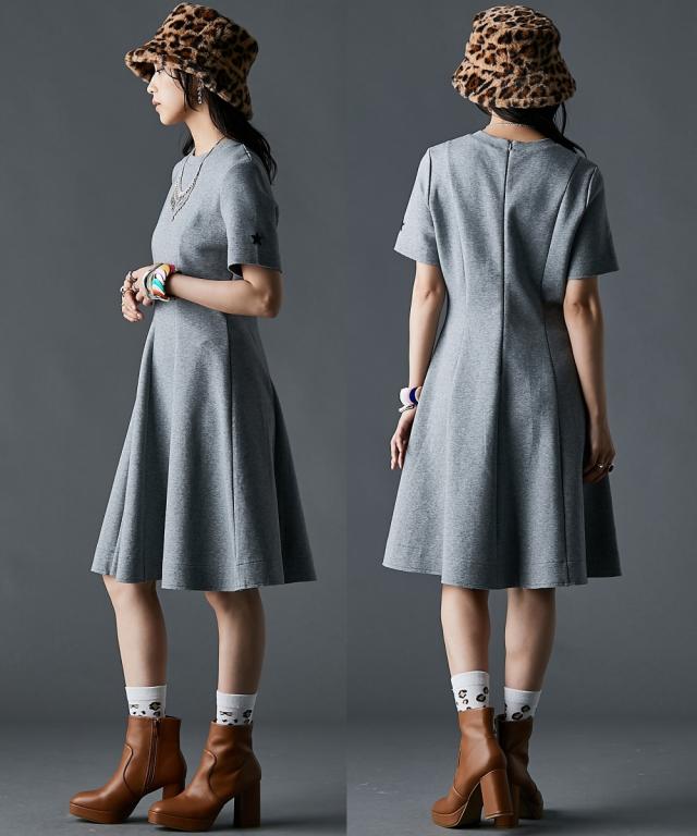 ワンピース ミニ レディース ボンディングフィット＆フレアミニ GEVS