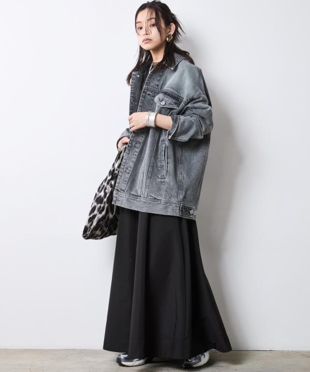 アウター レディース 綿100％ オーバーサイズ デニム ジャケット