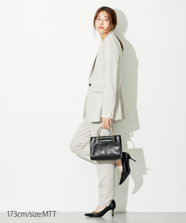 スーツ トールサイズ レディース 高身長 ドビー素材 セットアップ