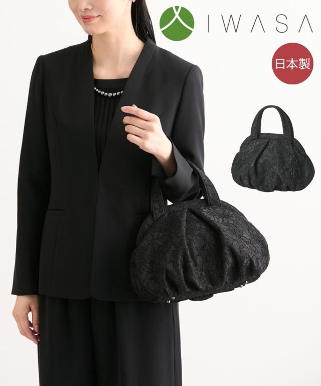 レディース タッセル付きコード レース バルーン バッグ 春 夏 秋 冬 手提げ かばん かわいい おしゃれ ニッセン nissen