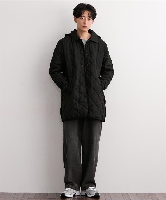 コート アウター メンズ フード取り外し可能 キルティング 冬 | M/L/LL | ニッセン nissen_4