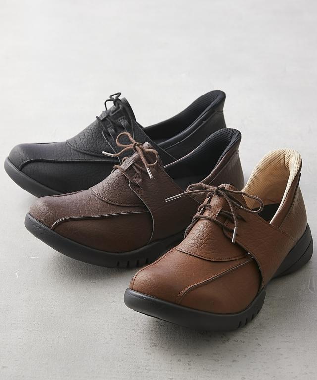 リゲッタ レディース スットオン レース アップ シューズ 春 夏 秋 冬 シューズ | 22.0〜22.5/23.0〜23.5/24.0〜24.5/25.0〜25.5cm | ニッセン nissen