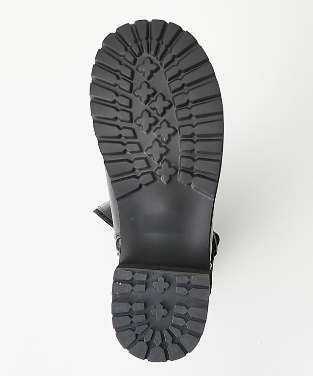 レディース lafafa SHOES ラファーファ エンジニア ショート ブーツ ワイズ4E相当 秋 冬 | 23.0〜23.5/24.0〜24.5/25.0〜25.5/26.0〜26.5cm | ニッセン nissen