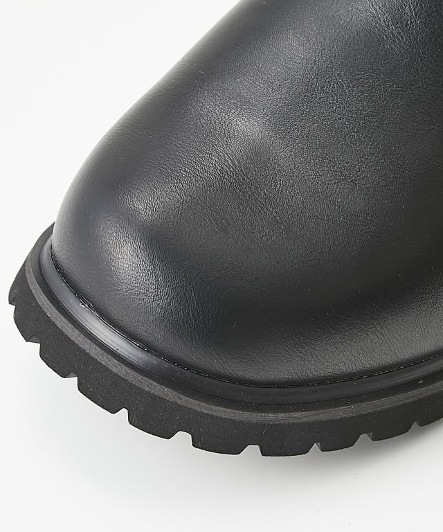 レディース lafafa SHOES ラファーファ エンジニア ショート ブーツ ワイズ4E相当 秋 冬 | 23.0〜23.5/24.0〜24.5/25.0〜25.5/26.0〜26.5cm | ニッセン nissen