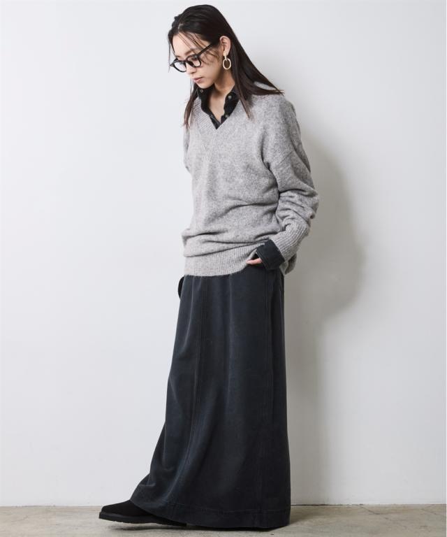 シャツ ブラウス レディース ソフト デニム シックスタイル | M〜5L | ニッセン nissen シャツ ブラウス レディース ソフト デニム シックスタイル | M〜5L