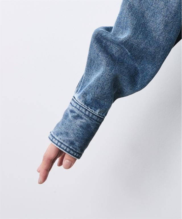 シャツ ブラウス レディース ソフト デニム シックスタイル | M〜5L