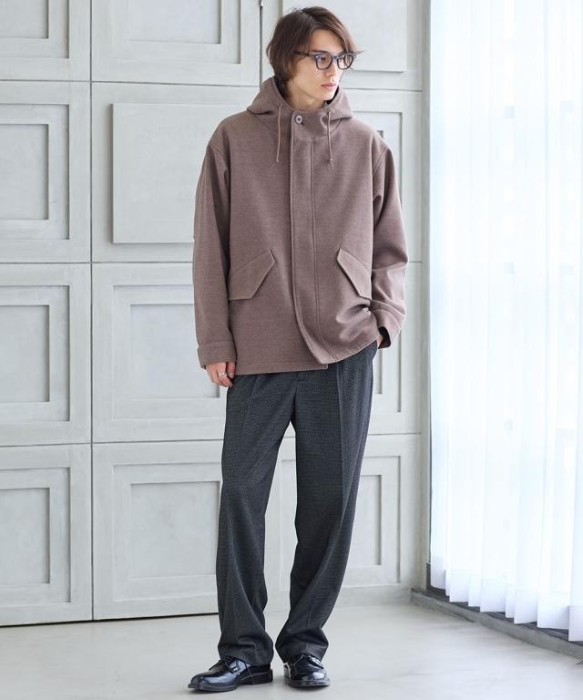 コート アウター メンズ ニット メルトンフード付 冬 大きいサイズ | 3L〜10L | ニッセン nissen_10