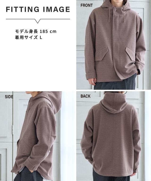 コート アウター メンズ ニット メルトンフード付 冬 大きいサイズ | 3L〜10L | ニッセン nissen_11