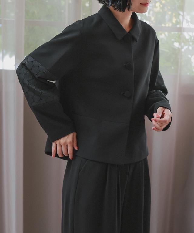 喪服 礼服 ブラックフォーマル レディース 袱紗も入る多ポケット仕様