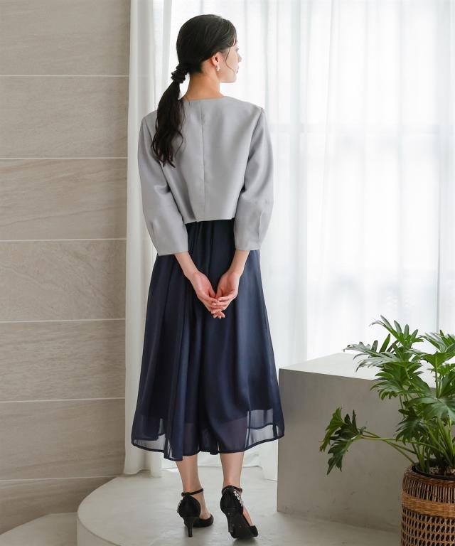パーティドレス ワンピース レディース 結婚式 パーティー ドレス ウエスト レース デザイン ノースリーブ 春 夏 秋 冬 二次会 | LL/3L | ニッセン nissen_15