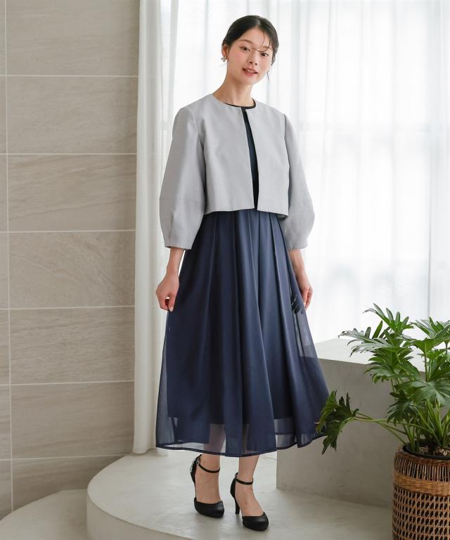 パーティドレス ワンピース レディース 結婚式 パーティー ドレス ウエスト レース デザイン ノースリーブ 春 夏 秋 冬 二次会 | 4L/5L | ニッセン nissen_14