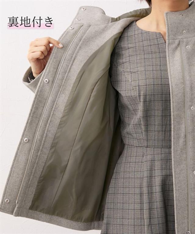 ジャケット アウター レディース 大きい胸専用 フード付 コート