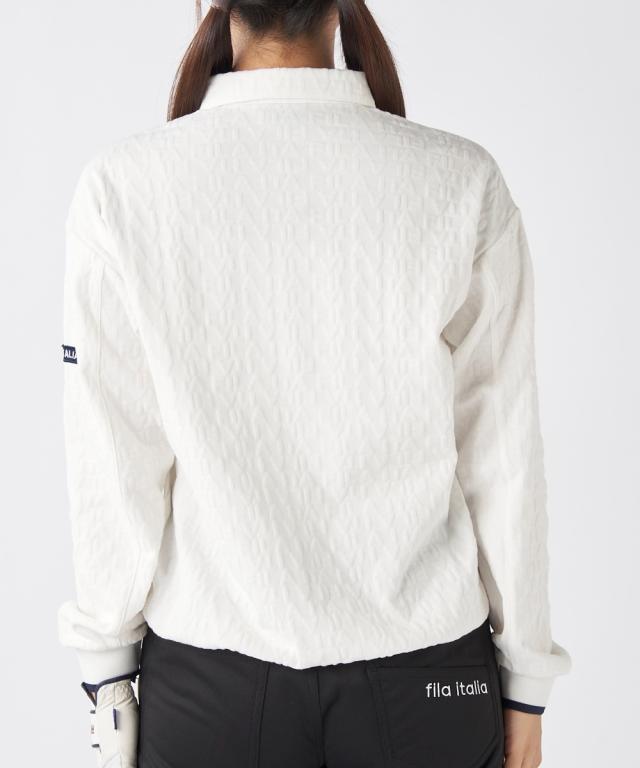 FILAGOLF スポーツウェア トップス レディース 長袖 ジャガード