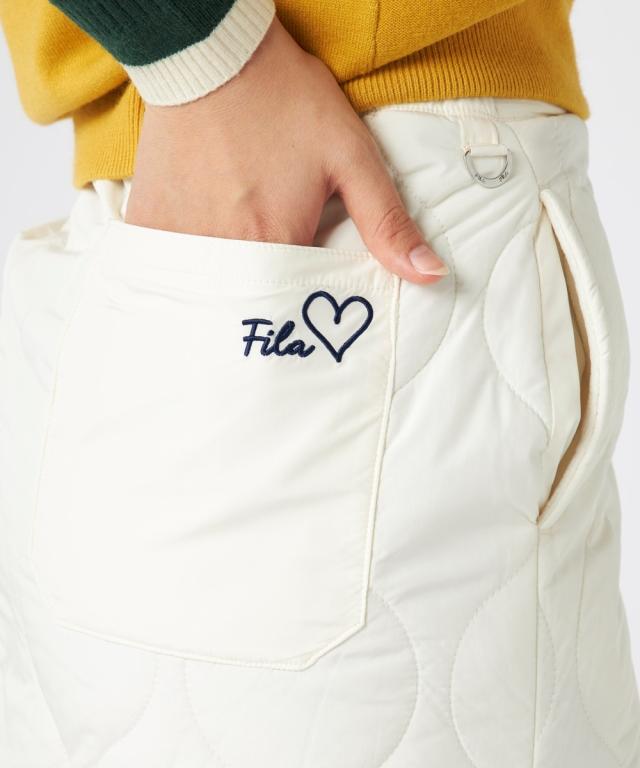FILAGOLF スポーツウェア ボトムス レディース 中わた入りポリエステルタフタラップ スカート FILA GOLF 保温 冬 | 3L〜4L相当/5L〜6L相当 | ニッセン nissen_10