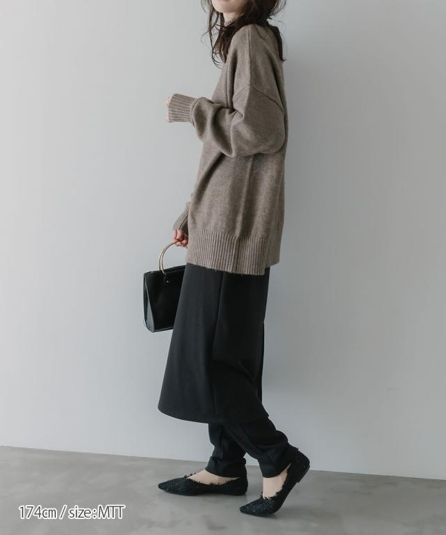 パンツ トールサイズ レディース 高身長 スカート 付 Essenave 冬 大きいサイズ ボトムス ズボン | LL/3L | ニッセン nissen_9