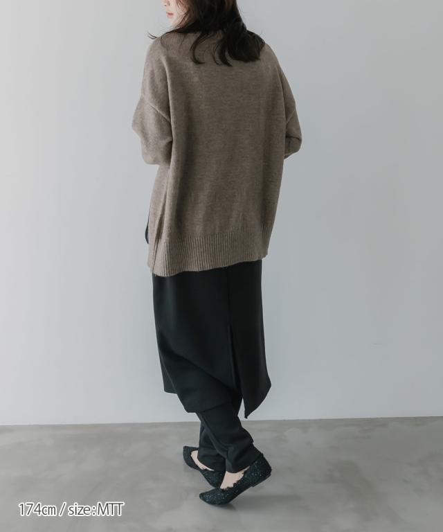 パンツ トールサイズ レディース 高身長 スカート 付 Essenave 冬 大きいサイズ ボトムス ズボン | LL/3L | ニッセン nissen_10