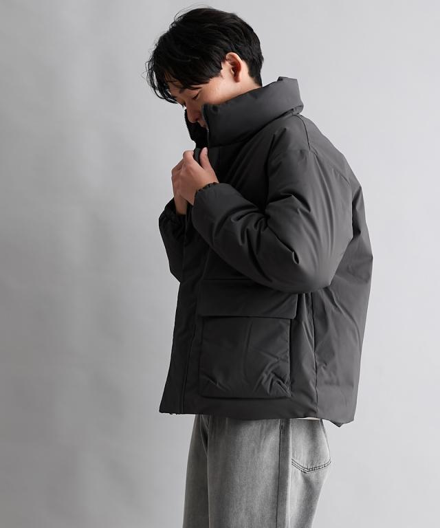ブルゾン アウター メンズ 軽量中わたスタンド ストレッチ 耐水 透湿 裾紐付き 冬 | M/L/LL | ニッセン nissen_11