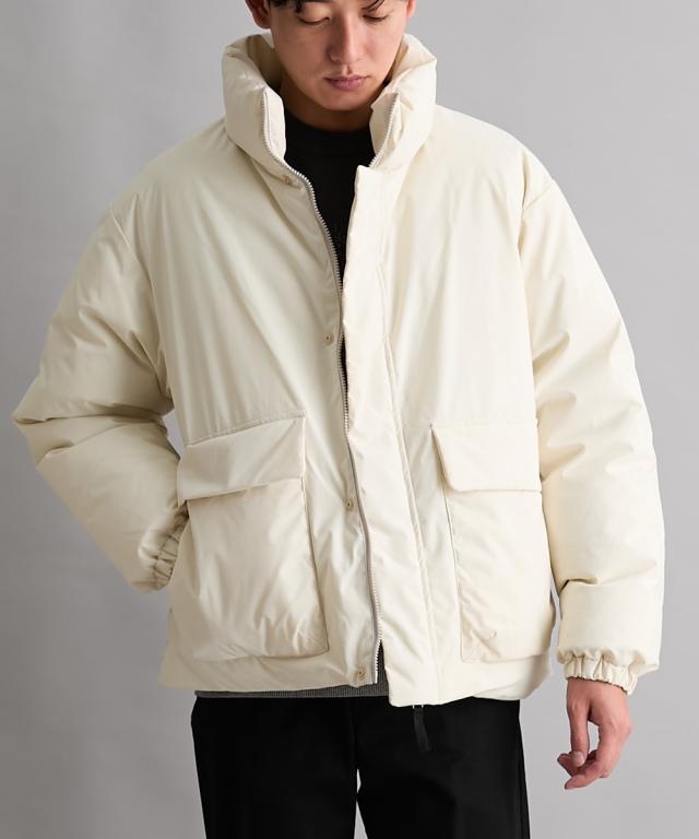 ブルゾン アウター メンズ 軽量中わたスタンド ストレッチ 耐水 透湿 裾紐付き 冬 | M/L/LL | ニッセン nissen_12