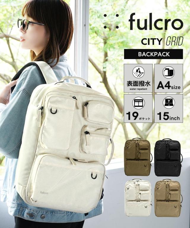 レディース fulcro フルクロ City バック パック グリッド 春 夏 秋 冬 かばん かわいい おしゃれ ニッセン nissen