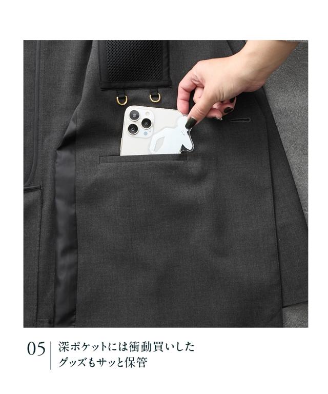 スーツ レディース 毎日を生きる、私たちのための最強 ジャケット 上下別売 セットアップ対応 春 夏 秋 冬 ビジネス セットアップ ニッセン nissen_9