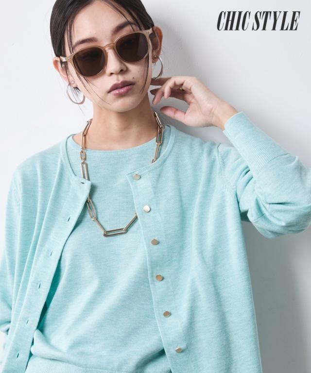 カーディガン レディース ニット アンサンブル シックスタイル 春 秋 羽織り 冷房対策 | 6L/8L/10L | ニッセン nissen