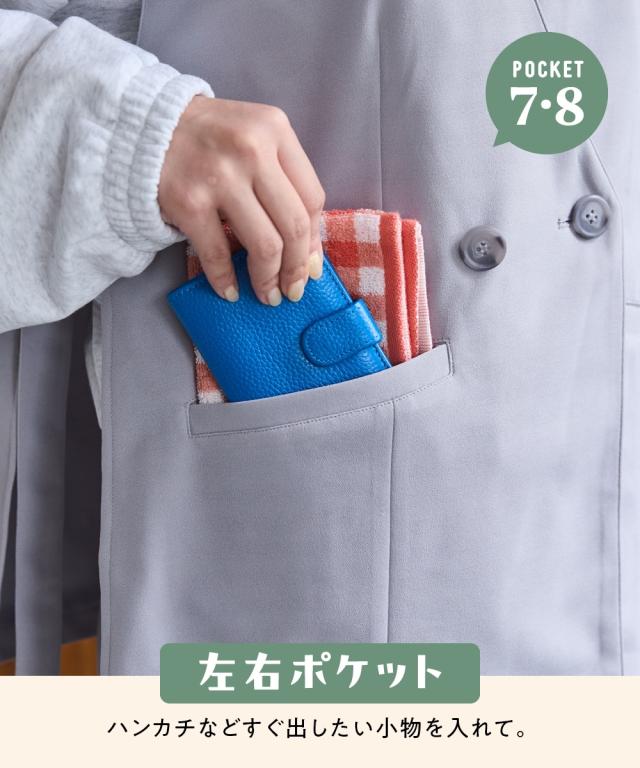 ベスト レディース セレモニー対応 大容量多ポケット ロング ジレ セットアップ ハンズフリー ジレ＋コクーン パンツ 春 重ね着 | L/LL/3L | ニッセン nissen_6