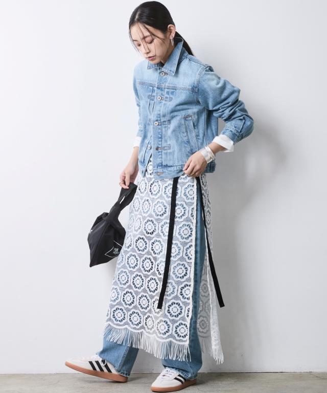 ジャケット アウター レディース 綿100％ デニム シックスタイル | M〜5L | ニッセン nissen_7
