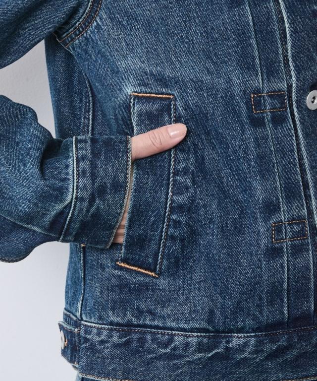 ジャケット アウター レディース 綿100％ デニム シックスタイル | M〜5L | ニッセン nissen_14