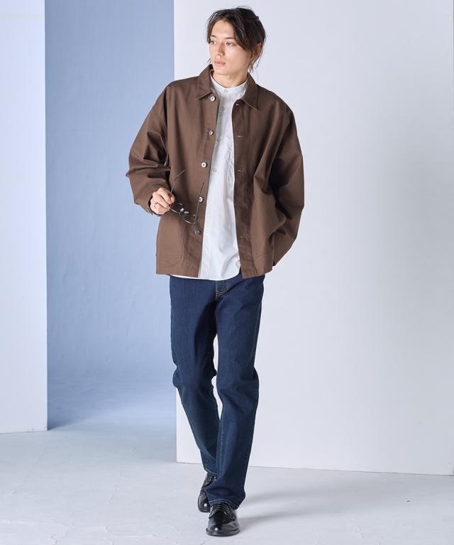 ジャケット アウター メンズ 綿100％ カバー オール 春 秋 大きいサイズ | 3L〜10L | ニッセン nissen_10