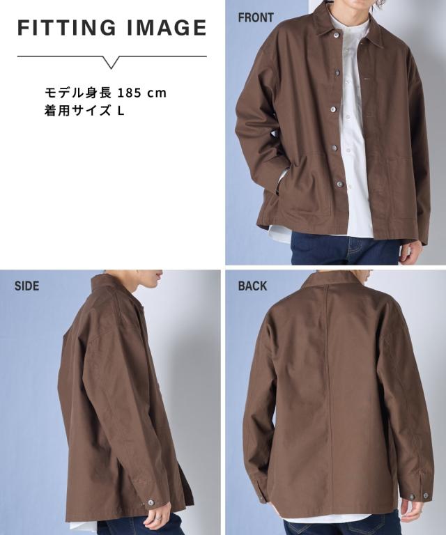 ジャケット アウター メンズ 綿100％ カバー オール 春 秋 大きいサイズ | 3L〜10L | ニッセン nissen_11