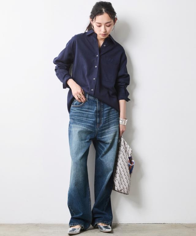 シャツ ブラウス レディース レーヨン麻 シックスタイル | M〜5L | ニッセン nissen_2