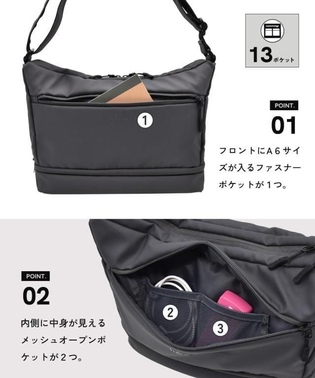 fulcro（フルクロ）Explorer 耐水ショルダーバッグ コンパート （Ａ５対応） ニッセン nissen_4