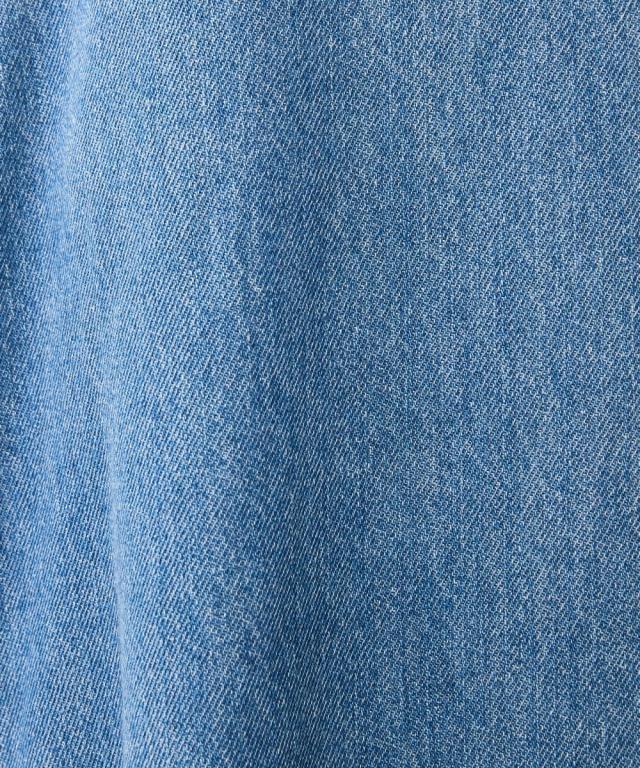 ワンピース ロング マキシ レディース 綿100％ ライトオンス デニム キャミソール シックスタイル 夏 ひざ下 | 6L/8L/10L | ニッセン nissen