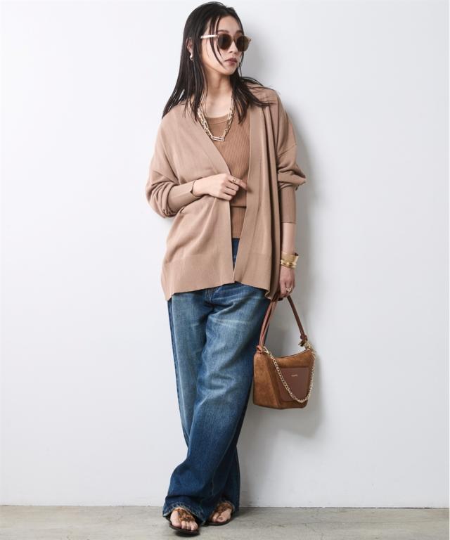 カーディガン レディース モダール綿 ニット シックスタイル 夏 羽織り 冷房対策 | M〜LL/3L〜4L | ニッセン nissen_10