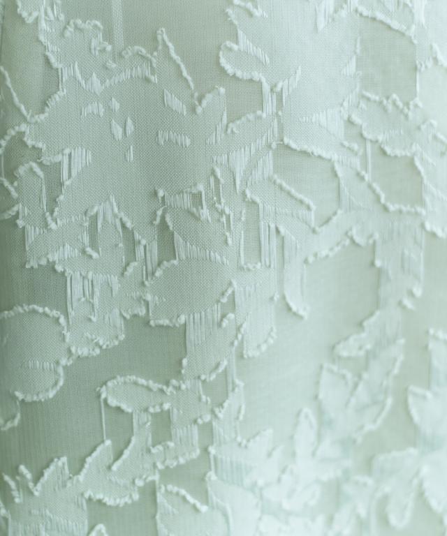 ロングスカート レディース フラワーシアーカットジャガード スカート marun 夏 マキシスカート 長め ロンスカ | 6L/8L/10L | ニッセン nissen_15