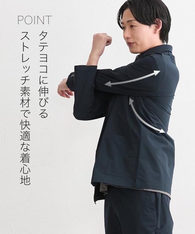 スーツ ビジネス メンズ セットアップ 可能 ライト テーラード ジャケット 春 夏 秋 大きいサイズ | 3L〜10L | ニッセン nissen_1