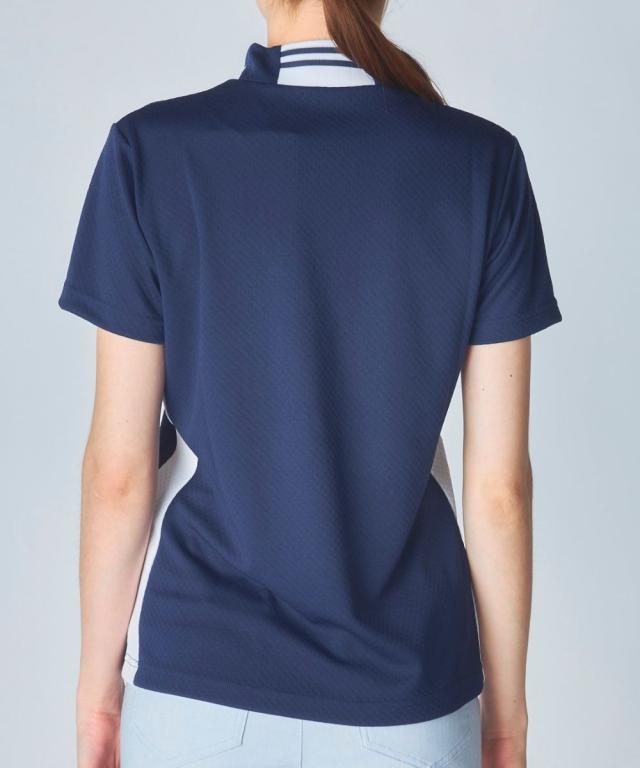 marie claire SPORT スポーツウェア トップス レディース 多機能 半袖 切替モックネック プルオーバー marie claire sport 接触冷感 吸湿冷感 UVカット 吸汗速乾_7