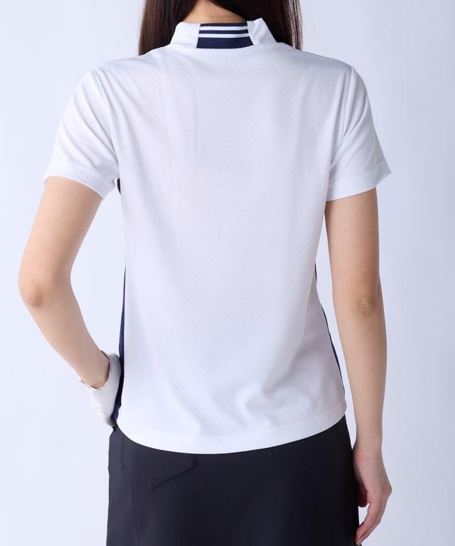 marie claire SPORT スポーツウェア トップス レディース 多機能 半袖 切替モックネック プルオーバー marie claire sport 接触冷感 吸湿冷感 UVカット 吸汗速乾_15