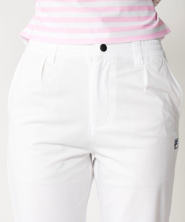 FILAGOLF 運動競技御召しもの ボトムス レディース 全道のり 伸ばすこと テーパード ロング ズボン下 FILA GOLF UVはね除ける 吸汗速乾 夏 | 4L/5L/6L | ニッセン nissen