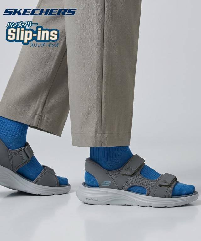 メンズ スケッチャーズ スリップインズ ハンズフリー サンダル CONTOUR FOAM SANDAL 夏 靴 シューズ | 26/27/28/29/30cm | ニッセン nissen